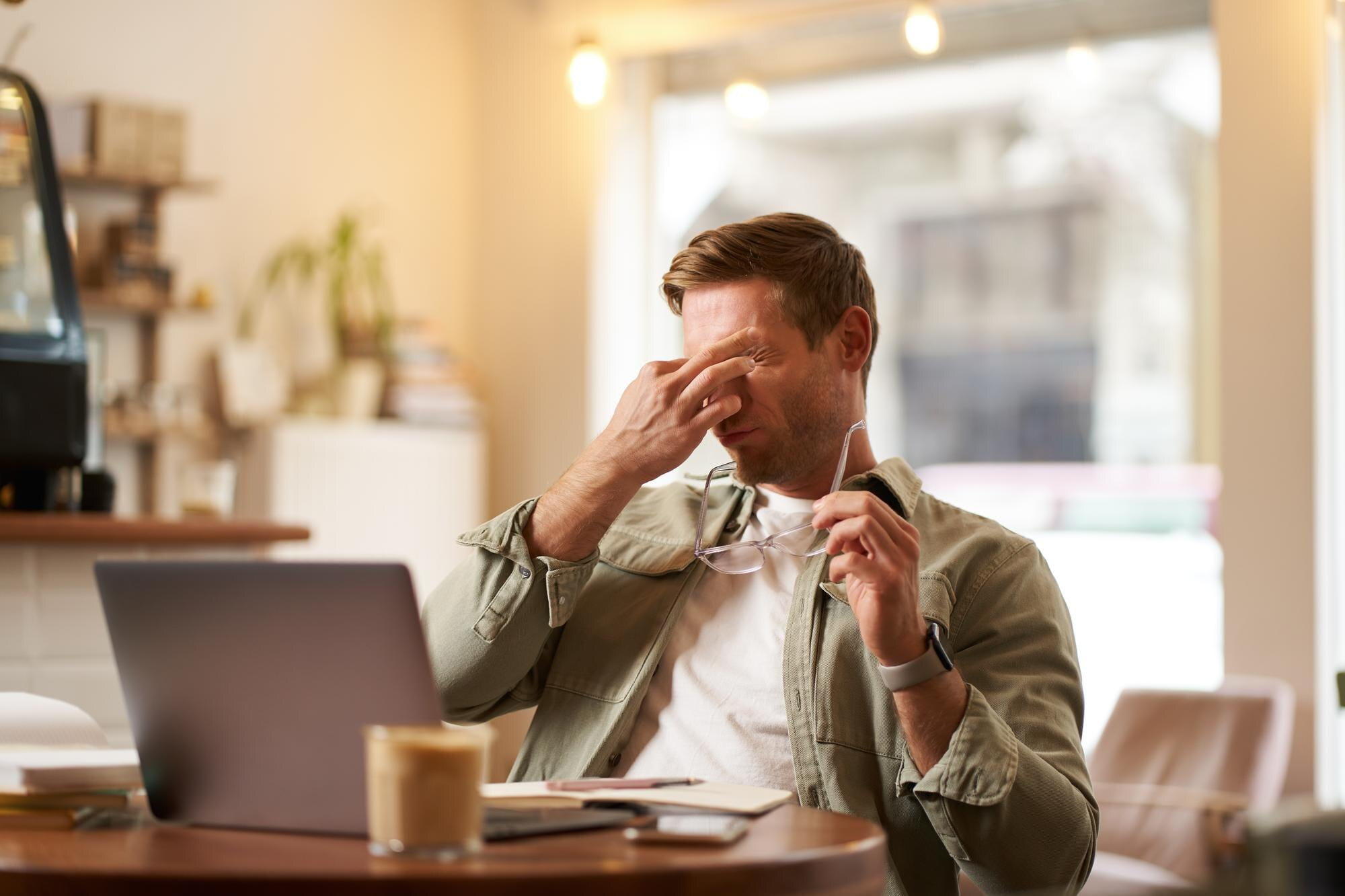 Stress shows up on your face before it shows up in your calendar